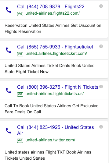 google adwords ppc seo airlines